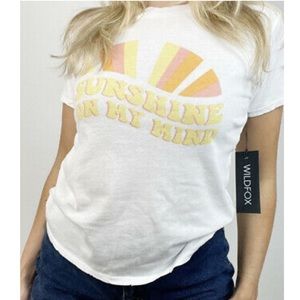 NWT Wildfox Sunshine Mind Keke T shirt